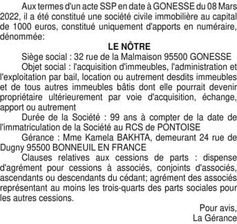 Contenu publication
