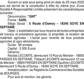 Contenu publication