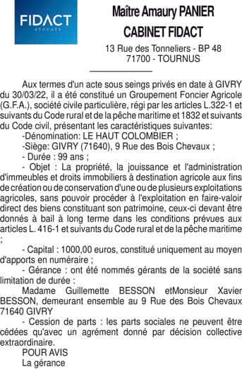 Contenu publication
