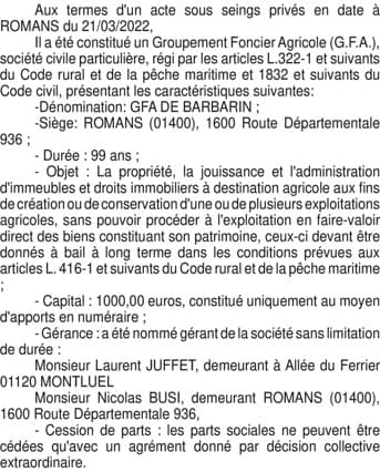 Contenu publication