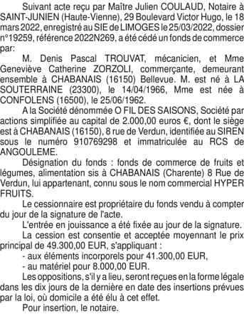 Contenu publication