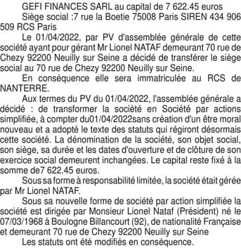 Contenu publication