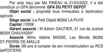 Contenu publication