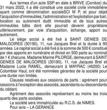 Contenu publication