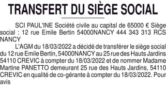 Contenu publication