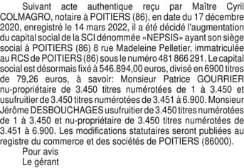 Contenu publication