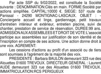 Contenu publication