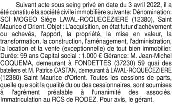 Contenu publication