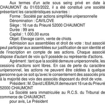 Contenu publication