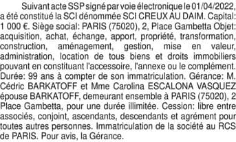 Contenu publication