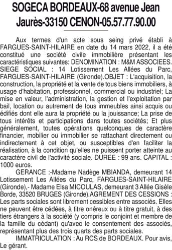 Contenu publication