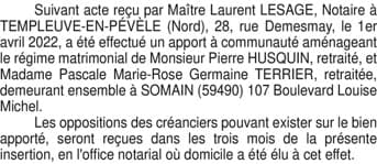 Contenu publication