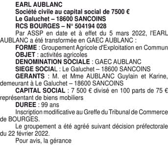 Contenu publication