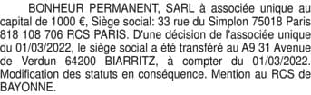 Contenu publication