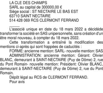 Contenu publication