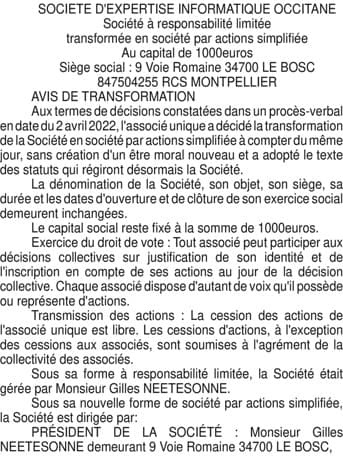 Contenu publication