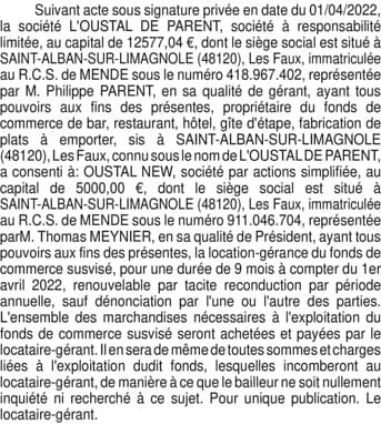 Contenu publication