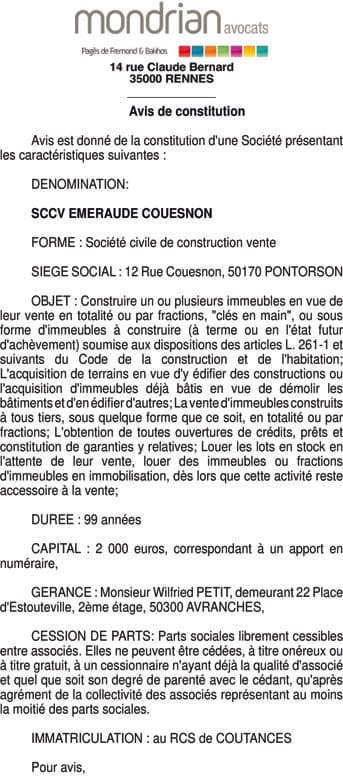 Contenu publication