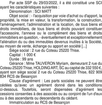 Contenu publication