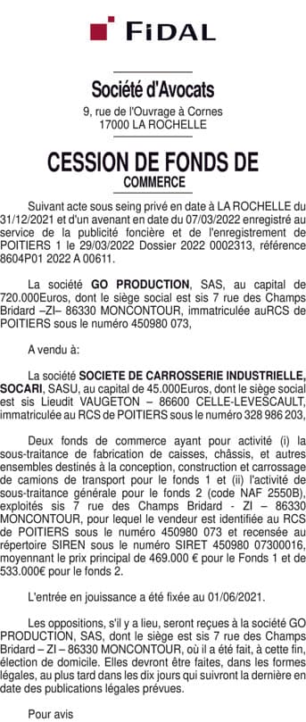 Contenu publication