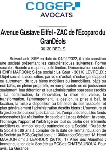 Contenu publication