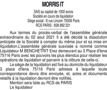 Contenu publication