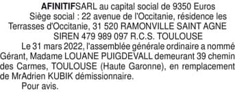 Contenu publication