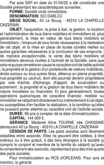 Contenu publication