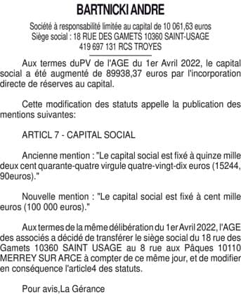 Contenu publication