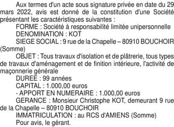 Contenu publication