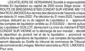 Contenu publication