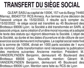 Contenu publication