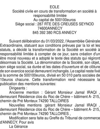 Contenu publication