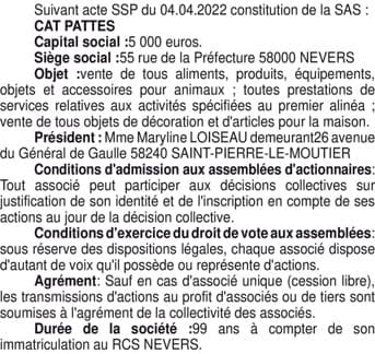Contenu publication
