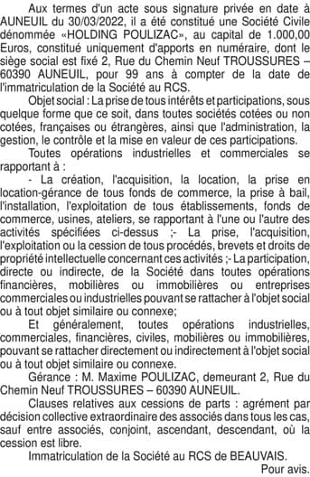 Contenu publication