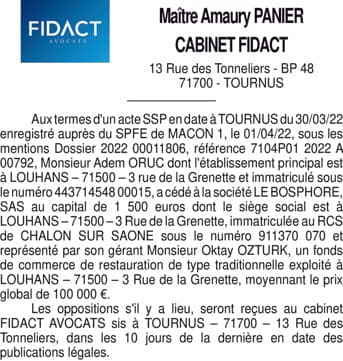 Contenu publication