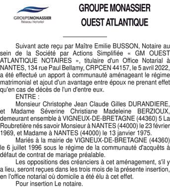 Contenu publication