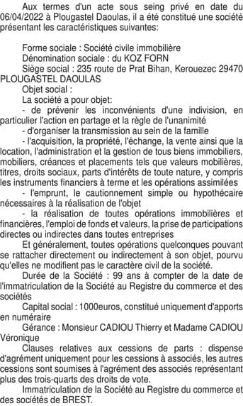 Contenu publication