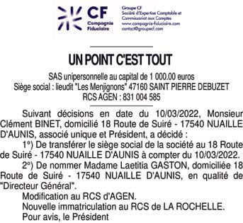 Contenu publication
