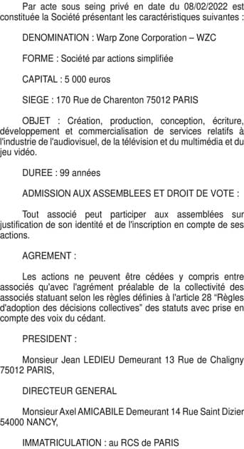 Contenu publication