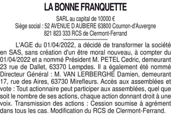 Contenu publication