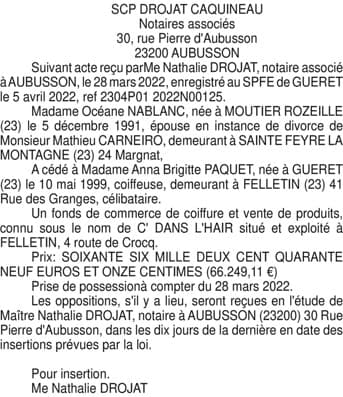 Contenu publication