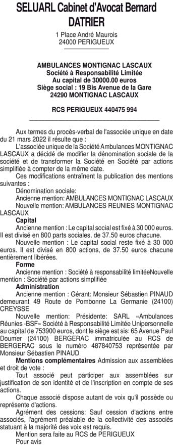 Contenu publication
