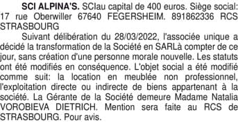 Contenu publication