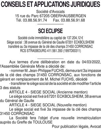 Contenu publication
