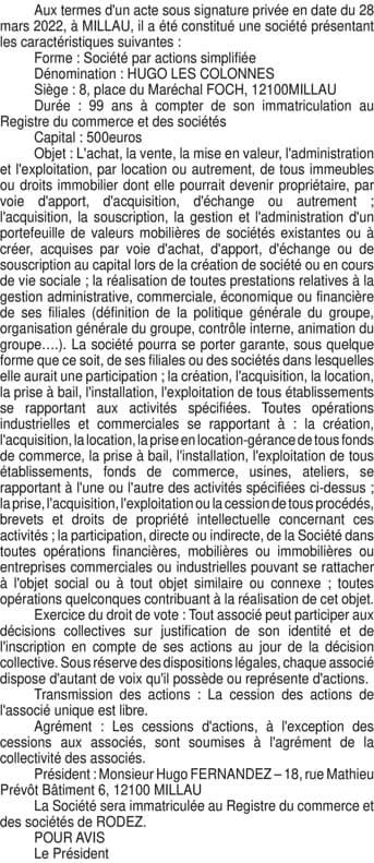 Contenu publication