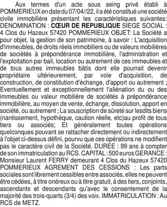 Contenu publication