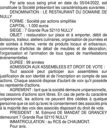 Contenu publication
