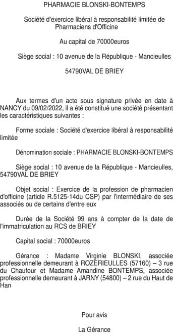 Contenu publication