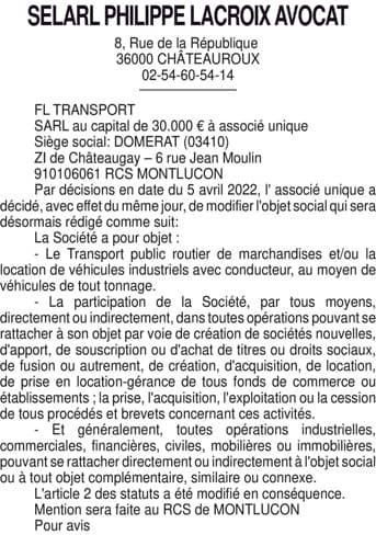 Contenu publication